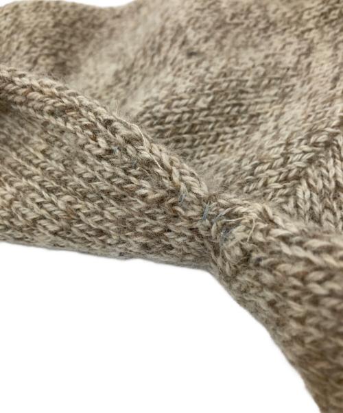 FLYing scotsman（フライングスコッツマン）FLYing scotsman (フライングスコッツマン) ウールニットジャケット ベージュ サイズ:Lの古着・服飾アイテム