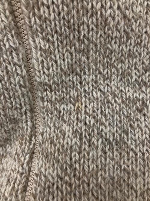 FLYing scotsman（フライングスコッツマン）FLYing scotsman (フライングスコッツマン) ウールニットジャケット ベージュ サイズ:Lの古着・服飾アイテム