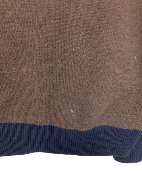 HUF（ハフ）HUF (ハフ) DIMENSION ZIP SWEATER ブラウン サイズ:Lの古着・服飾アイテム