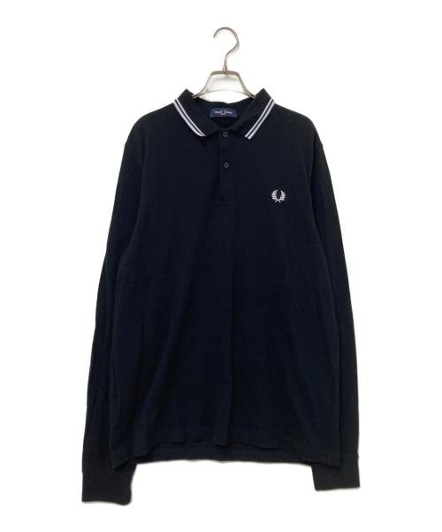 FRED PERRY（フレッドペリー）FRED PERRY (フレッドペリー) ポロシャツ ブラック サイズ:Lの古着・服飾アイテム