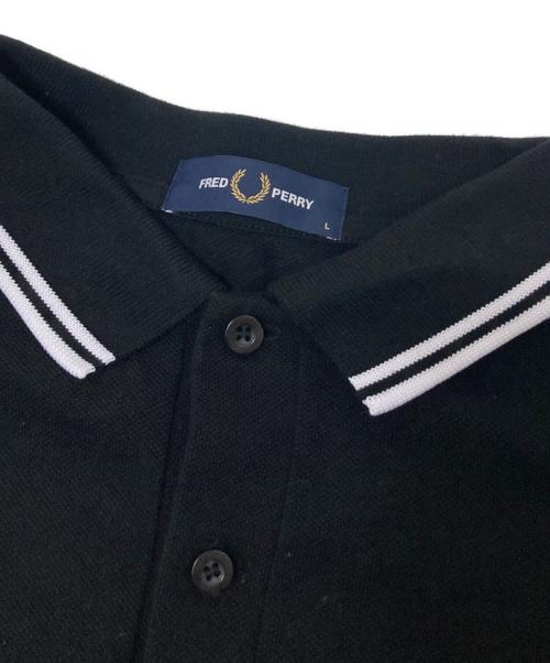 FRED PERRY（フレッドペリー）FRED PERRY (フレッドペリー) ポロシャツ ブラック サイズ:Lの古着・服飾アイテム