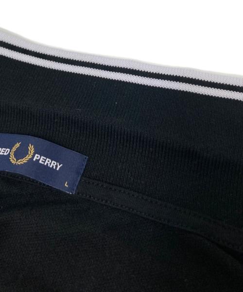 FRED PERRY（フレッドペリー）FRED PERRY (フレッドペリー) ポロシャツ ブラック サイズ:Lの古着・服飾アイテム