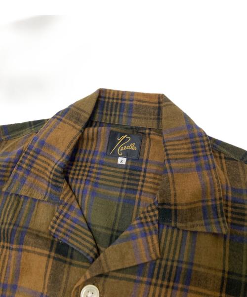 Needles（ニードルズ）Needles (ニードルズ) Cabana Shirt ブラウン サイズ:Sの古着・服飾アイテム