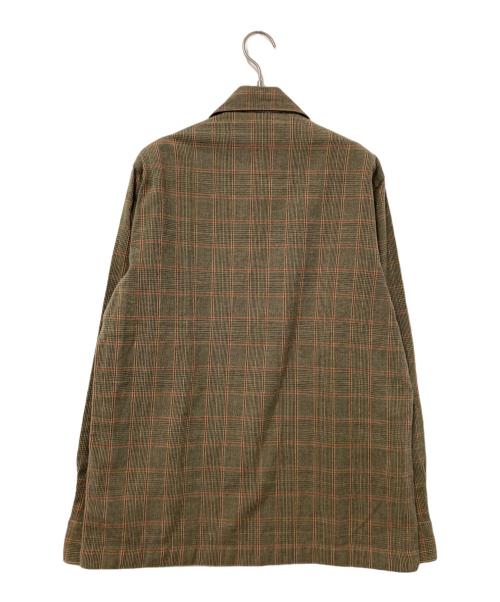 Salvatore Piccolo（サルヴァトーレ・ピッコロ）Salvatore Piccolo (サルヴァトーレ・ピッコロ) チェックシャツジャケット ベージュ サイズ:Sの古着・服飾アイテム