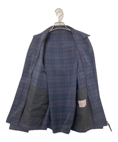 BEAMS Lights（ビームスライト）BEAMS Lights (ビームスライト) COOLMAX(R) シアサッカー フロントポケット ブルゾン ネイビー サイズ:Sの古着・服飾アイテム