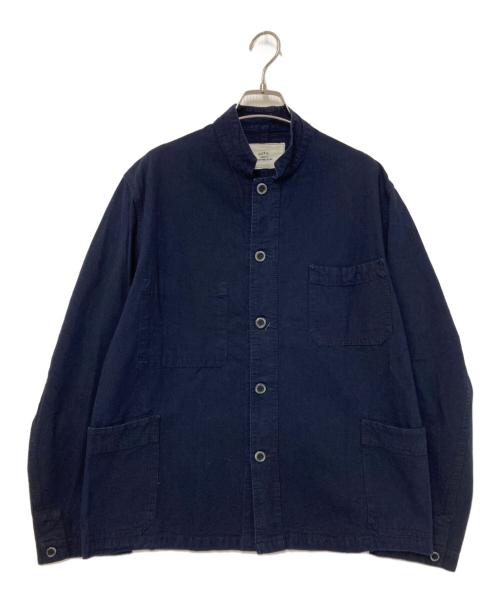 OUTIL（ウティ）OUTIL (ウティ) VESTE DIEME インディゴ染めカバーオール ネイビー サイズ:2の古着・服飾アイテム