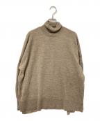 JOURNAL STANDARD relumeジャーナルスタンダード レリューム）の古着「BiellaYarnワイドタートルネック」｜ベージュ