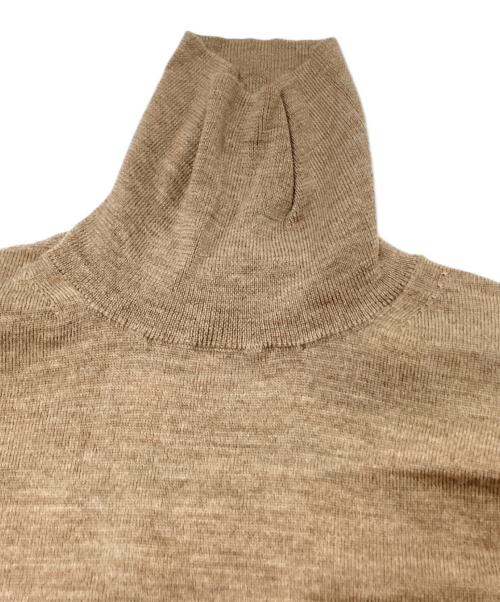JOURNAL STANDARD relume（ジャーナルスタンダード レリューム）JOURNAL STANDARD relume (ジャーナルスタンダード レリューム) BiellaYarnワイドタートルネック ベージュ サイズ:Fの古着・服飾アイテム