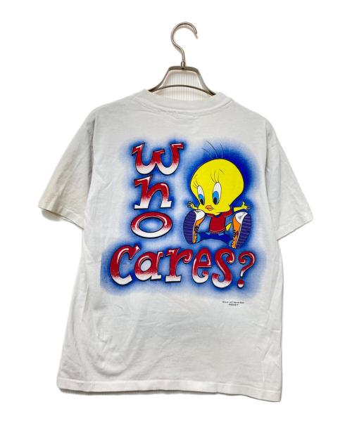 LOONEY TUNES（ルーニーチューンズ）LOONEY TUNES (ルーニーチューンズ) 90‘SプリントTシャツ ホワイト サイズ:XLの古着・服飾アイテム