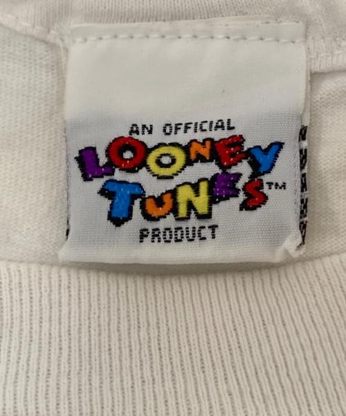 LOONEY TUNES（ルーニーチューンズ）LOONEY TUNES (ルーニーチューンズ) 90‘SプリントTシャツ ホワイト サイズ:XLの古着・服飾アイテム