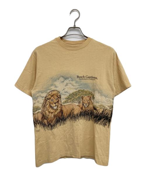 anvil（アンヴィル）anvil (アンヴィル) アニマルTシャツ ベージュ サイズ:Mの古着・服飾アイテム