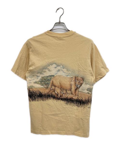 anvil（アンヴィル）anvil (アンヴィル) アニマルTシャツ ベージュ サイズ:Mの古着・服飾アイテム