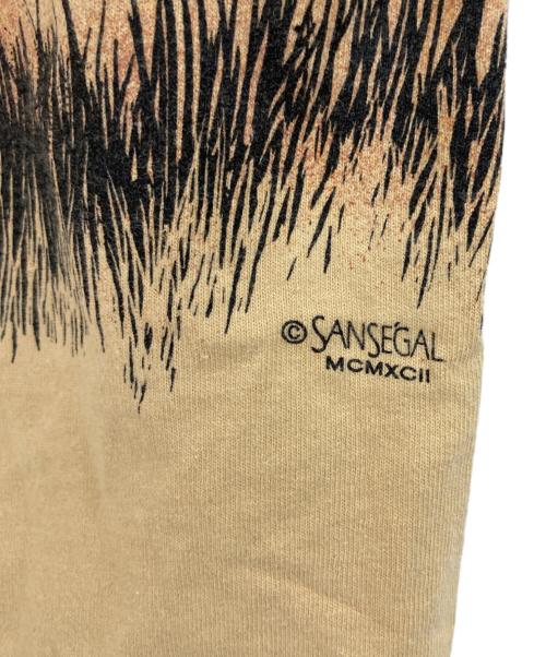 anvil（アンヴィル）anvil (アンヴィル) アニマルTシャツ ベージュ サイズ:Mの古着・服飾アイテム