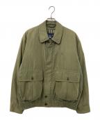 Burberry'sバーバリーズ）の古着「ノバチェックライナー付ブルゾン」｜オリーブ