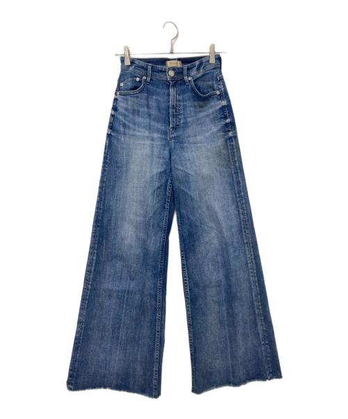 YANUK（ヤヌーク）YANUK (ヤヌーク) ワイドフレア インディゴ サイズ:23の古着・服飾アイテム