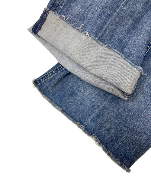 YANUK（ヤヌーク）YANUK (ヤヌーク) ワイドフレア インディゴ サイズ:23の古着・服飾アイテム