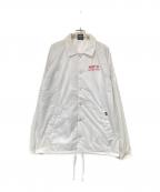 HUFハフ）の古着「コーチジャケット」｜ホワイト