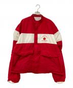Championチャンピオン）の古着「ジャケット」｜レッド×ホワイト
