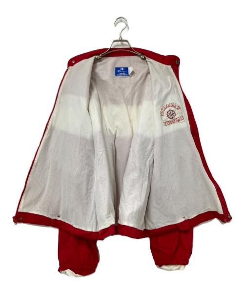 Champion（チャンピオン）Champion (チャンピオン) ジャケット レッド×ホワイト サイズ:XLの古着・服飾アイテム