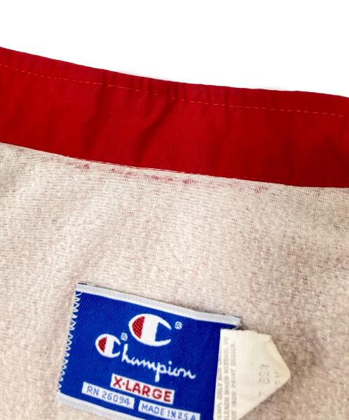Champion（チャンピオン）Champion (チャンピオン) ジャケット レッド×ホワイト サイズ:XLの古着・服飾アイテム