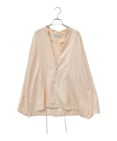 amachi.（アマチ）amachi. (アマチ) ウールシルクシャツジャケット ピンク サイズ:5の古着・服飾アイテム