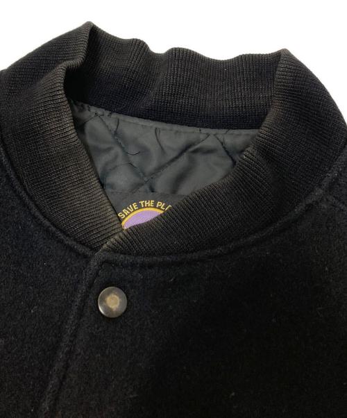 Hard Rock cafe（ハードロックカフェ）Hard Rock cafe (ハードロックカフェ) スタジャン ブラック サイズ:Sの古着・服飾アイテム