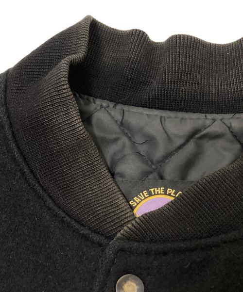 Hard Rock cafe（ハードロックカフェ）Hard Rock cafe (ハードロックカフェ) スタジャン ブラック サイズ:Sの古着・服飾アイテム