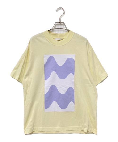 marimekko（マリメッコ）marimekko (マリメッコ) プリントTシャツ イエロー サイズ:XSの古着・服飾アイテム