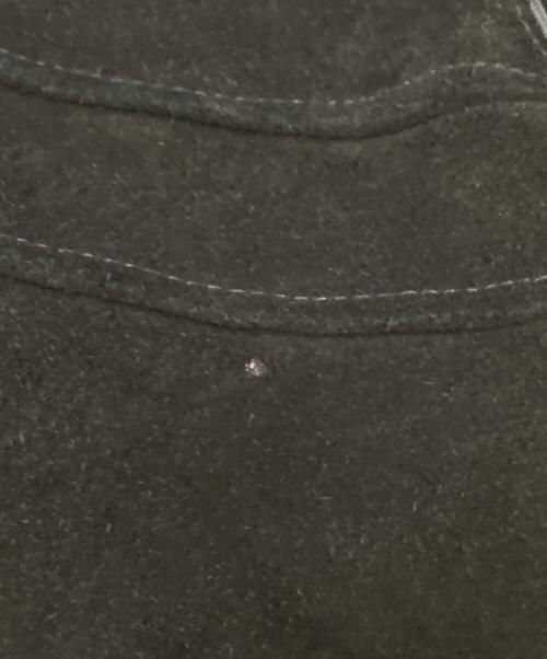 Landmark Contemporay Collection（ランドパーク コンテンポラリー コレクション）Landmark Contemporay Collection (ランドパーク コンテンポラリー コレクション) スウェードレザー切替ニットジャケット ブラック サイズ:Mの古着・服飾アイテム