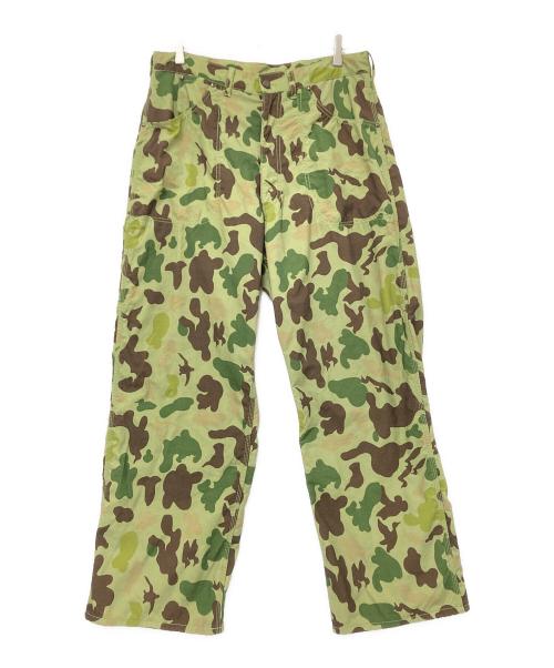 BEAMS PLUS（ビームスプラス）BEAMS PLUS (ビームスプラス) Painter Pants Lined Animal Camo オリーブ サイズ:下記参照の古着・服飾アイテム