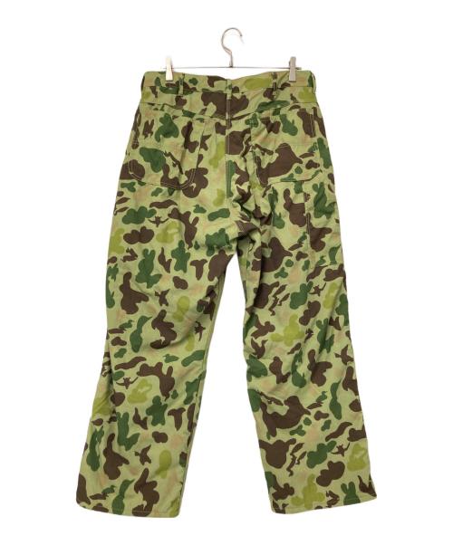 BEAMS PLUS（ビームスプラス）BEAMS PLUS (ビームスプラス) Painter Pants Lined Animal Camo オリーブ サイズ:下記参照の古着・服飾アイテム