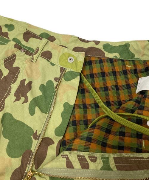 BEAMS PLUS（ビームスプラス）BEAMS PLUS (ビームスプラス) Painter Pants Lined Animal Camo オリーブ サイズ:下記参照の古着・服飾アイテム