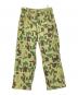 BEAMS PLUS（ビームスプラス）の古着「Painter Pants Lined Animal Camo」｜オリーブ