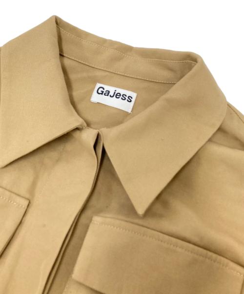 gajess（ガジェス）gajess (ガジェス) Military Jumpsuit ベージュ サイズ:Fの古着・服飾アイテム