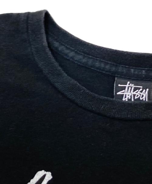 stussy（ステューシー）stussy (ステューシー) プリントTシャツ ブラック サイズ:Lの古着・服飾アイテム