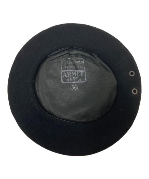 French Army（フランス軍）French Army (フレンチアーミー) ベレー帽 ブラック サイズ:下記参照の古着・服飾アイテム