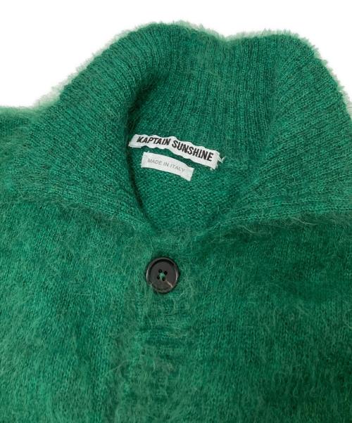 KAPTAIN SUNSHINE（キャプテンサンシャイン）KAPTAIN SUNSHINE (キャプテンサンシャイン) Brushed Wool Mohair Cardigan グリーン サイズ:38の古着・服飾アイテム