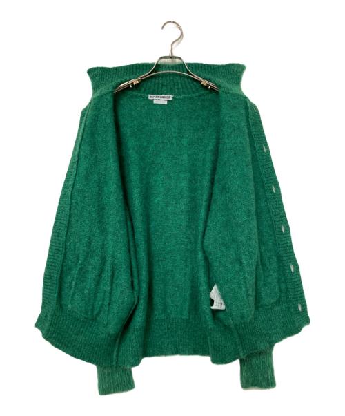 KAPTAIN SUNSHINE（キャプテンサンシャイン）KAPTAIN SUNSHINE (キャプテンサンシャイン) Brushed Wool Mohair Cardigan グリーン サイズ:38の古着・服飾アイテム