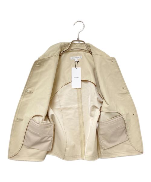 moussy（マウジー）moussy (マウジー) SINGLE COLLAR タックベスト ベージュ サイズ:F 未使用品の古着・服飾アイテム