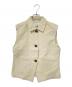 moussy（マウジー）の古着「SINGLE COLLAR タックベスト」｜ベージュ