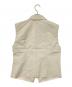 moussy (マウジー) SINGLE COLLAR タックベスト ベージュ サイズ:F 未使用品：4000円
