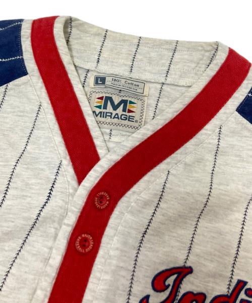 MIRAGE（ミラージュ）MIRAGE (ミラージュ) ゲームシャツ ホワイト サイズ:Lの古着・服飾アイテム