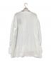BEARDSLEY (ビアズリー) ギャザーカフスシャツ ホワイト サイズ:F 未使用品：14000円