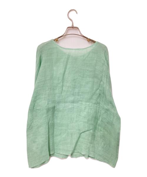 BEARDSLEY（ビアズリー）BEARDSLEY (ビアズリー) カヤ前後ブラウス グリーン サイズ:Fの古着・服飾アイテム