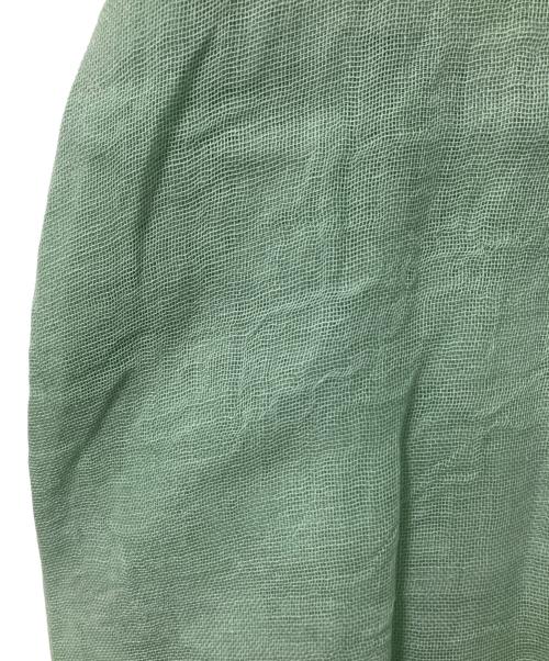 BEARDSLEY（ビアズリー）BEARDSLEY (ビアズリー) カヤ前後ブラウス グリーン サイズ:Fの古着・服飾アイテム