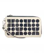 Kate Spadeケイトスペード）の古着「Noel Wristlet」｜ベージュ×ブラック