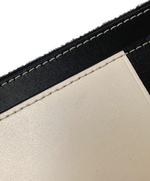 Kate Spade（ケイトスペード）Kate Spade (ケイトスペード) Noel Wristlet ベージュ×ブラック サイズ:下記参照の古着・服飾アイテム