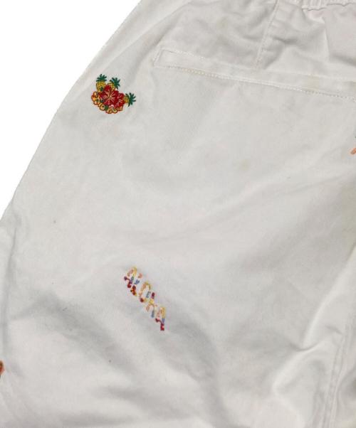POLO RALPH LAUREN（ポロ・ラルフローレン）POLO RALPH LAUREN (ポロ・ラルフローレン) エンブロイダリーショーツ ホワイト サイズ:XSの古着・服飾アイテム