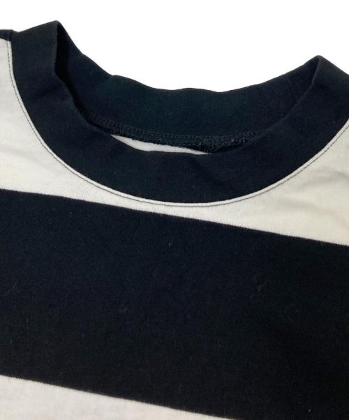 Corteiz（コーテイズ）Corteiz (コーテイズ) ボーダーTシャツ ホワイト×ブラック サイズ:Lの古着・服飾アイテム