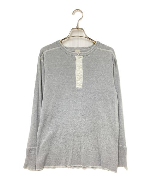 McCOY'S（マッコイズ）McCOY'S (マッコイズ) ヘンリーネックサーマルットソー グレー サイズ:Mの古着・服飾アイテム